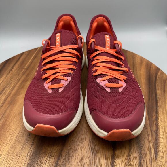 Saysh The Truth Of Hers Shoes Womens 8.5 Red Running Comfort Walking Gym Sneaker - Picture 2 of 8